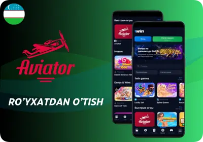 Aviator online ro'yxatdan o'tish